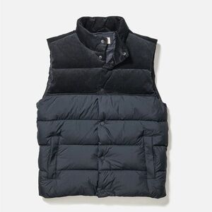 Marine Layer Black Puffer Vest